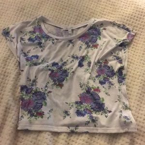 Floral cropped top